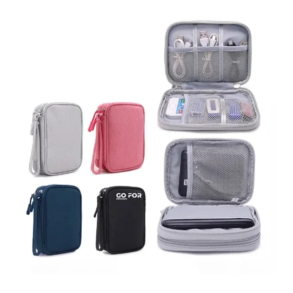 Portable Electronics Travel Organizer