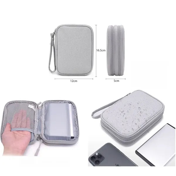 Portable Electronics Travel Organizer