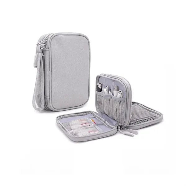 Portable Electronics Travel Organizer