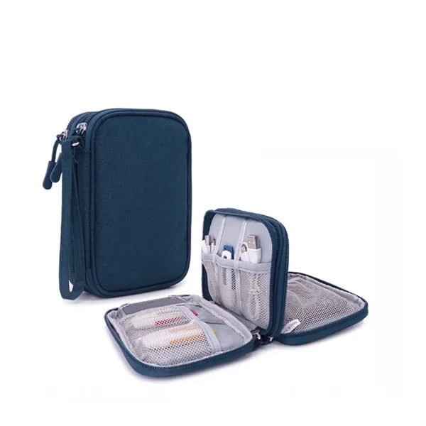 Portable Electronics Travel Organizer