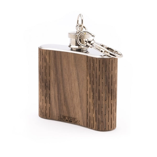 Wooden Keychain Flask 2 oz