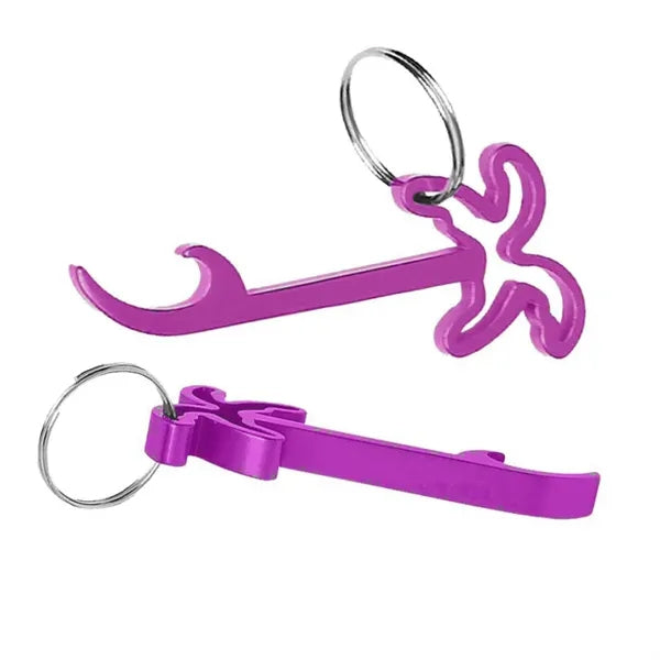 Engraved Palm Tree Bottle Opener With Key Ring