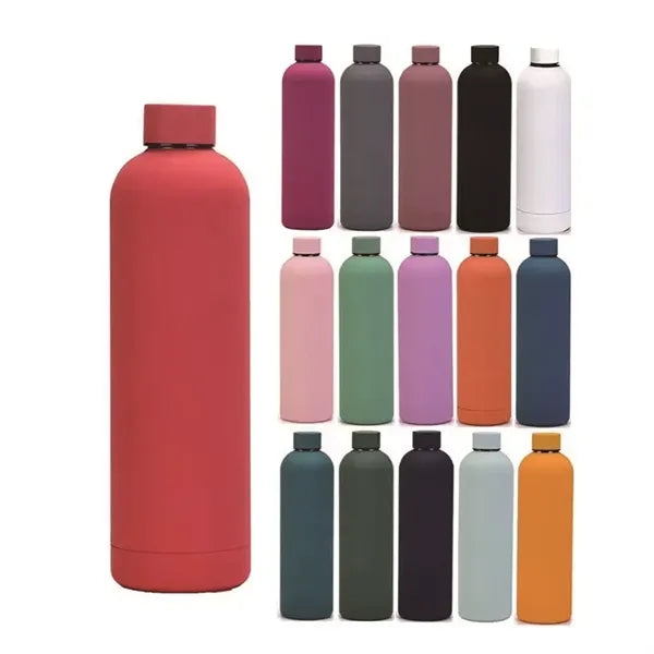 16 oz Stainless Steel Insulated Sports Water Bottle