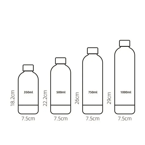 16 oz Stainless Steel Insulated Sports Water Bottle