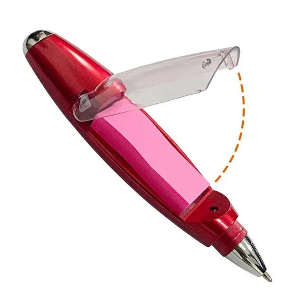 4 In 1 Multi-functional Lanyard Pen With Sticky Note