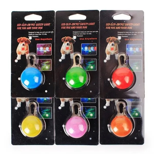 Night Walking Led Pet Collar Pendant Dog Lights