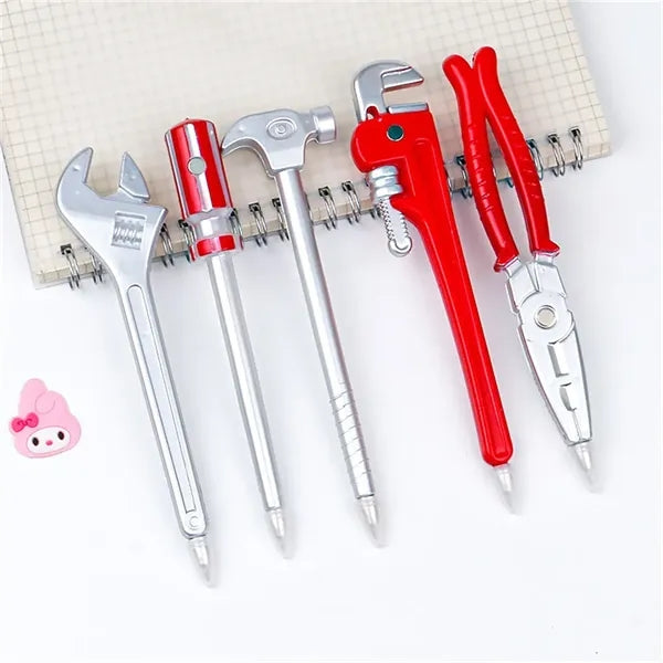 Novelty Tool Ballpoint Pens Knife Hammer Screw Driver