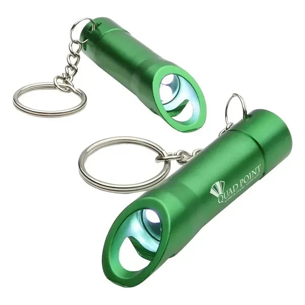 Multifunctional Flashlight Bottle Opener Keychain