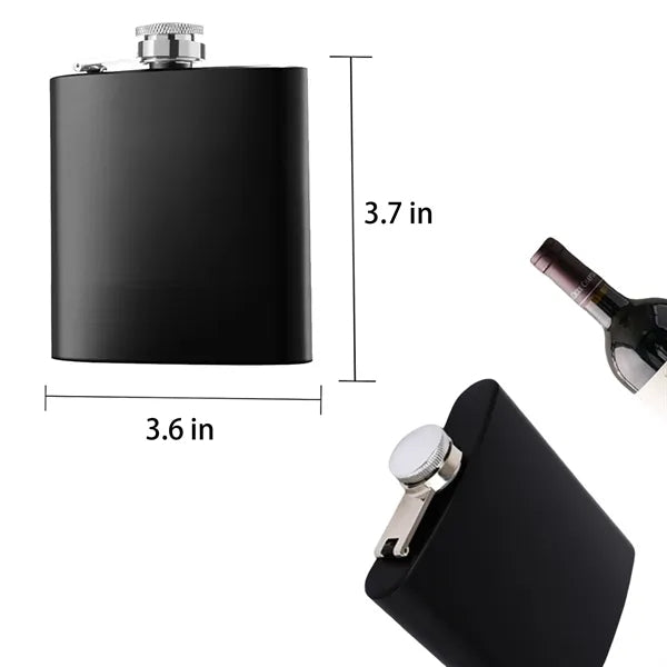 6oz Stainless Steel Flask