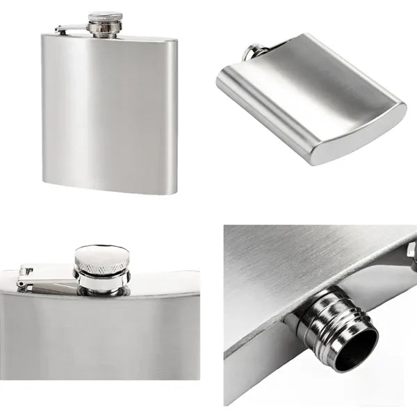 6oz Stainless Steel Flask