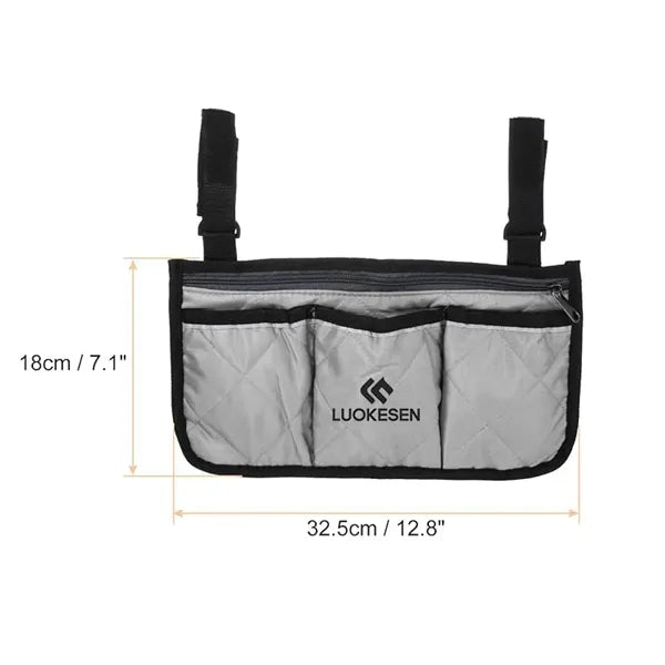 Wheelchair Storage Bag with Pouches