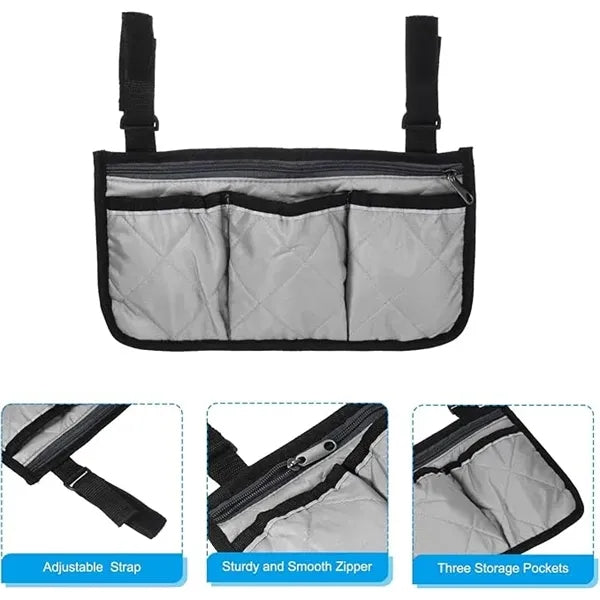 Wheelchair Storage Bag with Pouches