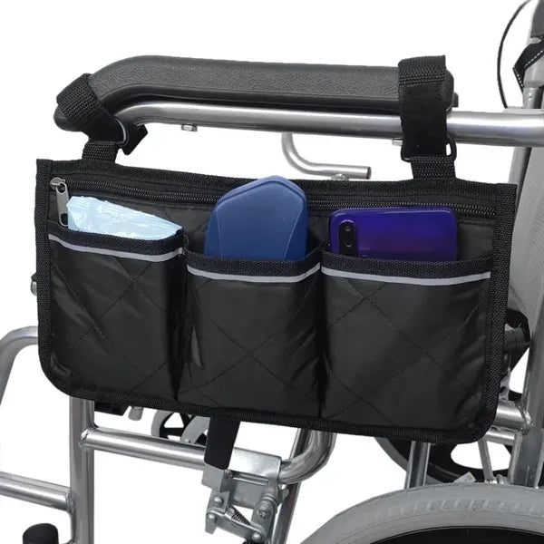 Wheelchair Storage Bag with Pouches