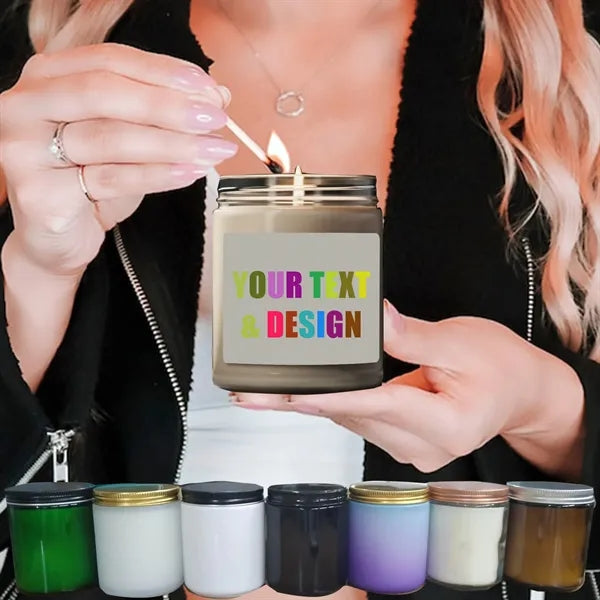 9OZ Soy Wax Scented Promotion Candle Gifts for Her