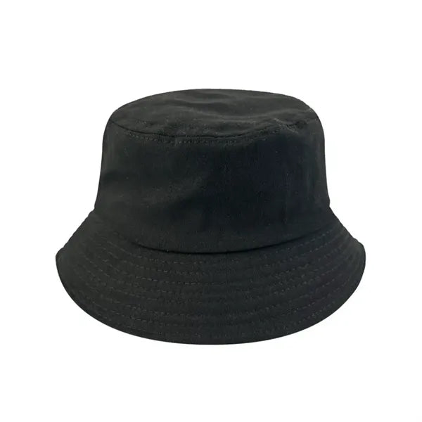 Foldable Cotton Reversible Wide Brim Bucket Sun Hat
