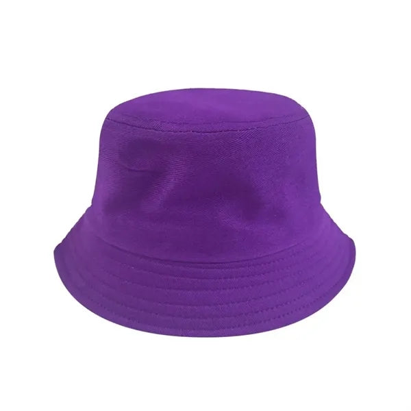Foldable Cotton Reversible Wide Brim Bucket Sun Hat