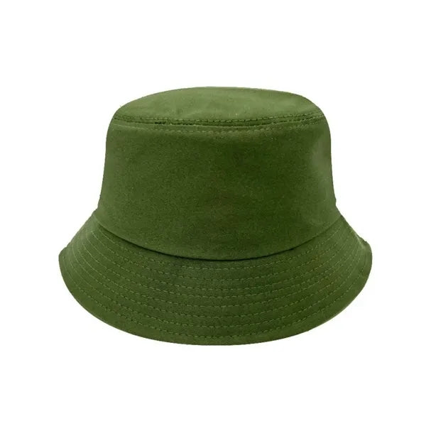 Foldable Cotton Reversible Wide Brim Bucket Sun Hat