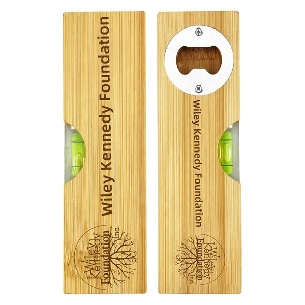 Wooden Multi-Functional Leveler Bottle Opener