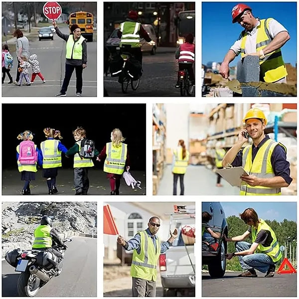 Reflective Vest Warp Knitted Fabric