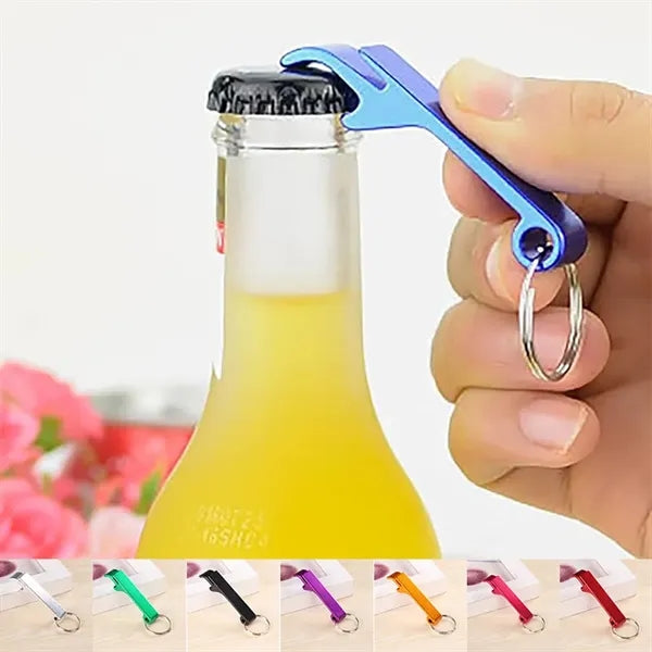 Thickened Aluminum Alloy Keychain Beer Can and Bottle Opener