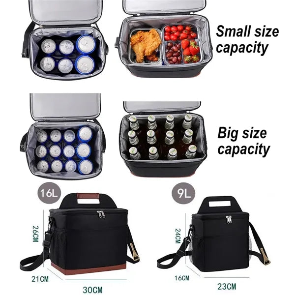 24 Cans Capacity Golf Cart Coolers Bag with Bottle Opener
