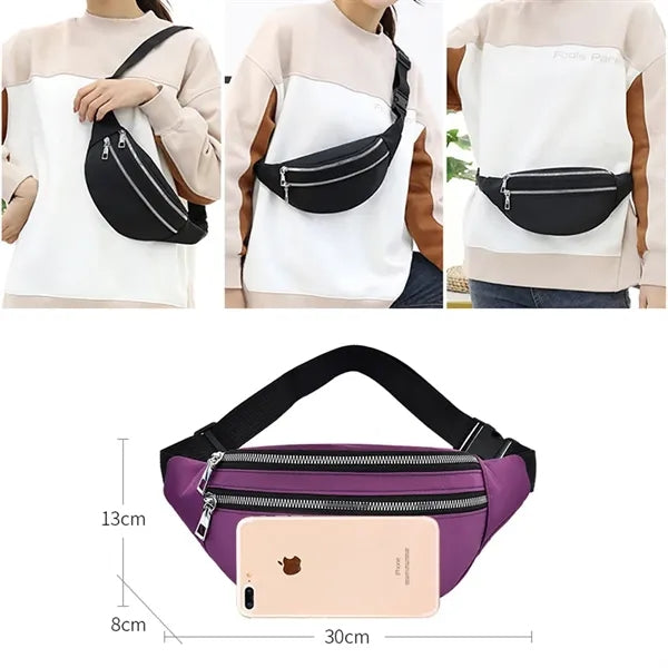 Fanny Pack Crossbody Bag Oxford Leisure Sports