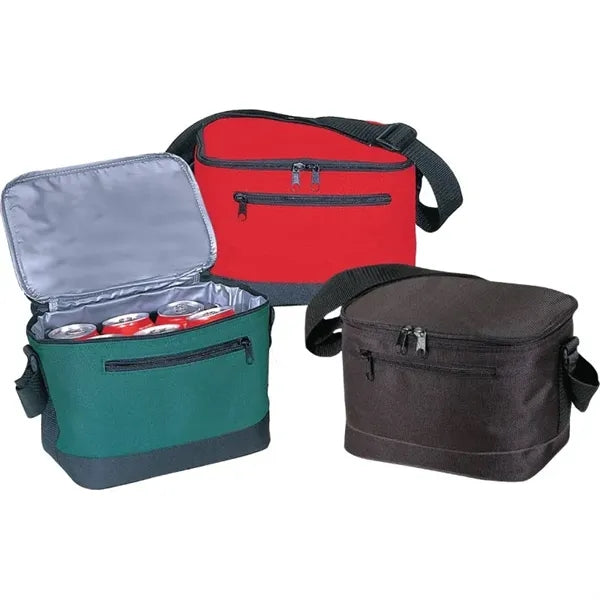 Thermal Insulated Cooler Bag w/ Pockets & Strap