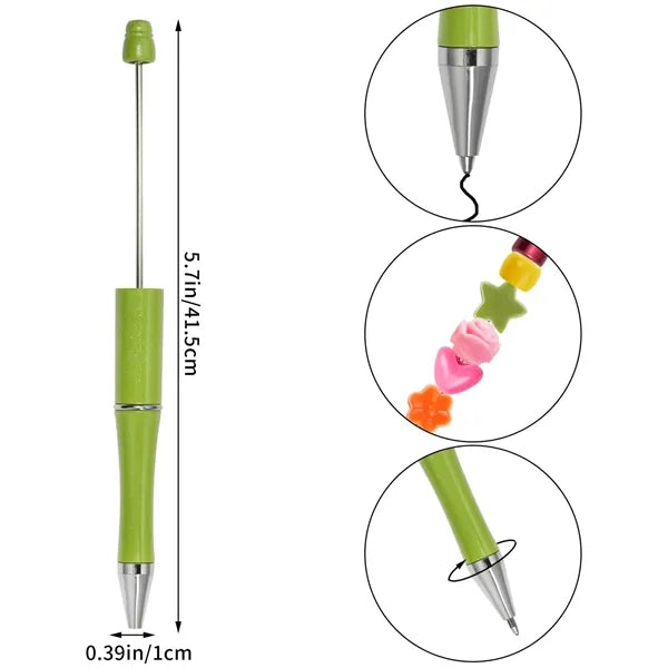 Beadable Pens Creative Plastic