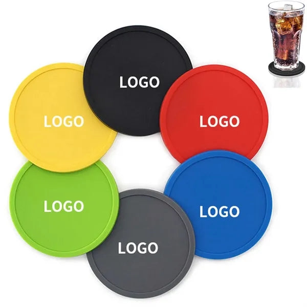 4 inch Silicone Drink Coasters