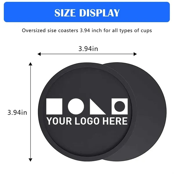 4 inch Silicone Drink Coasters