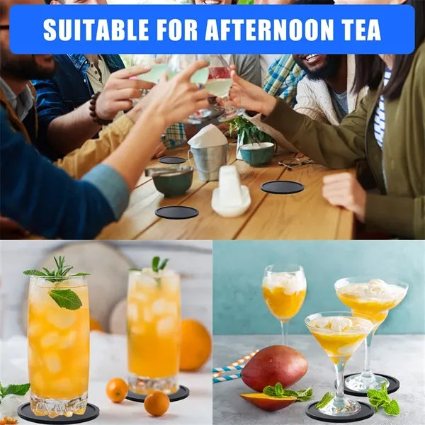 4 inch Silicone Drink Coasters