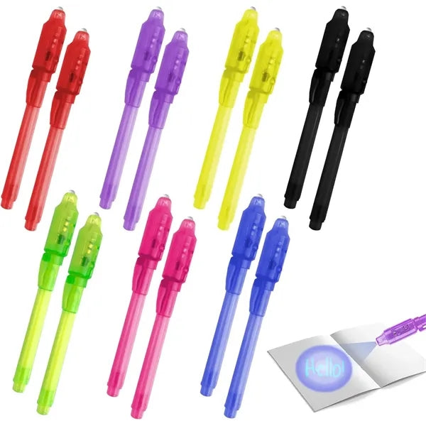 Invisible Magic Ink Pen with UV Light