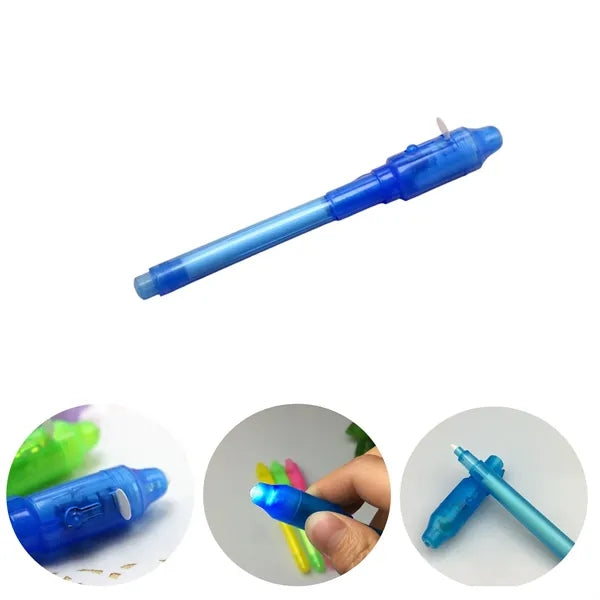Invisible Magic Ink Pen with UV Light