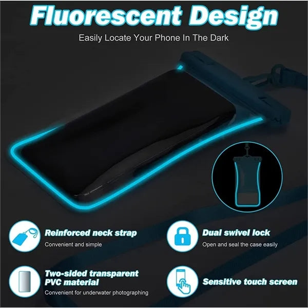 2 Pack Universal Waterproof Phone Pouch