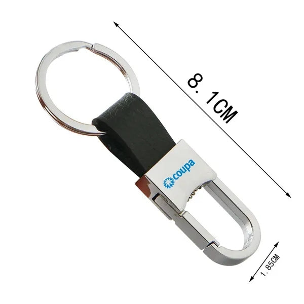 Premium Soft Car Leather Keychain Key Holder Organizer