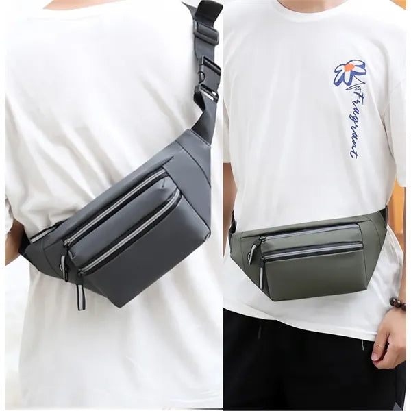 Waist Bag Waterproof Multi-Layer Large Capacity Shoulder Cro