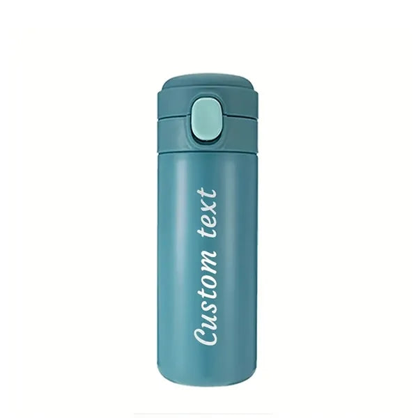 Pea Water Bottle, Simple Pop-up Lid Design