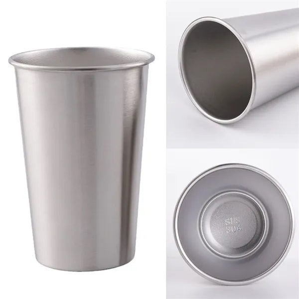 16OZ Stainless Steel Stackable Pint Cups