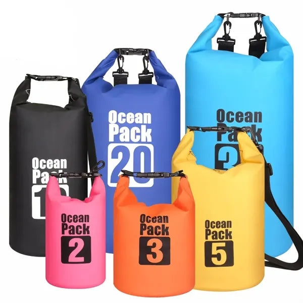 2-30L PVC Foldable Tarpaulin Waterproof Dry Bag