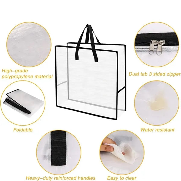 Large Clear Storage Bags