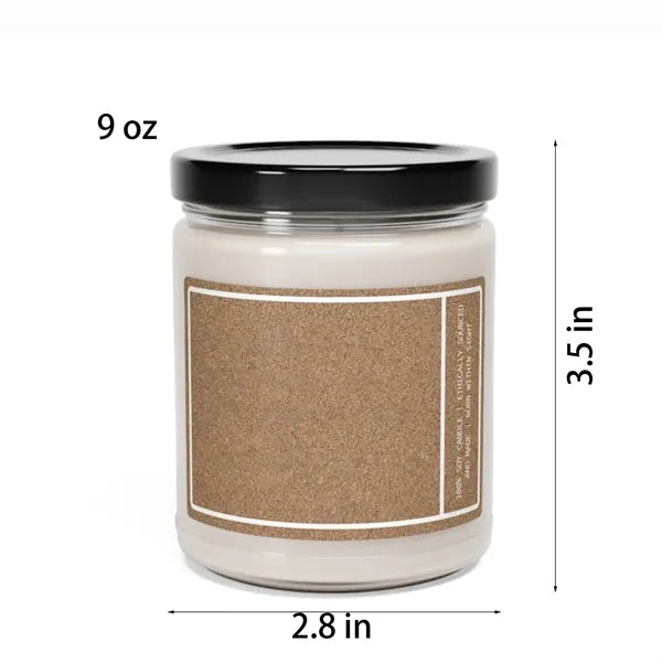 Personaliezd Soy Wax Scented Handmade Candle Promotion Gift