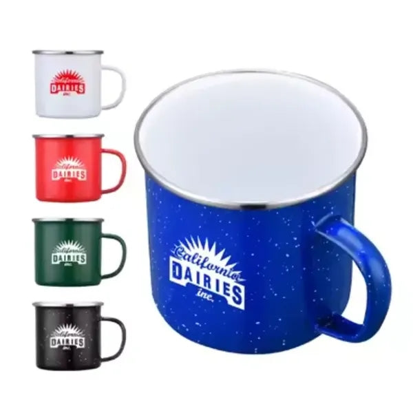 Campfire Enameled Metal Coffee Mug