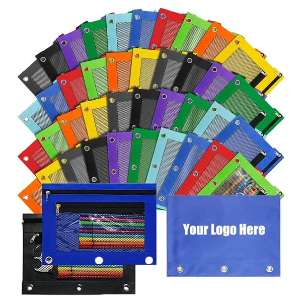 3 Ring School Pencil Pouch