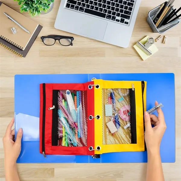 3 Ring School Pencil Pouch