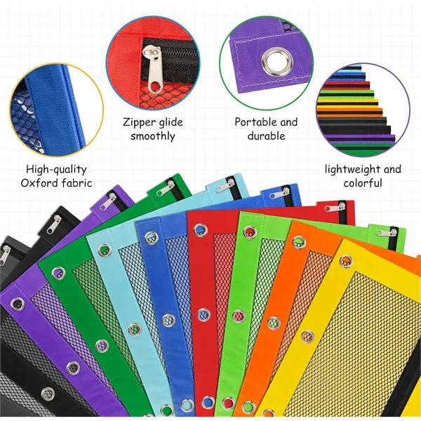 3 Ring School Pencil Pouch