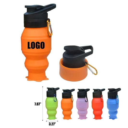 Silicone Water-proof Camping Water Bottle