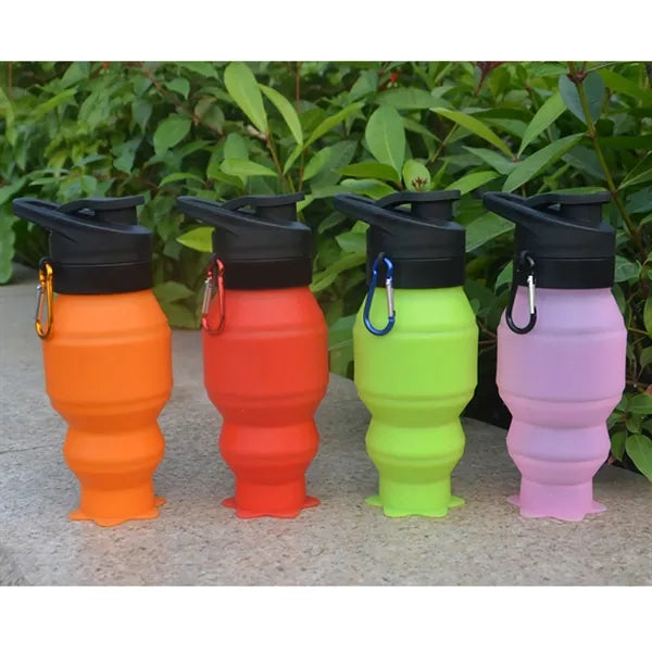 Silicone Water-proof Camping Water Bottle