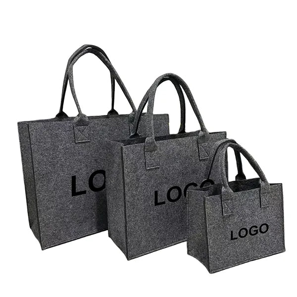 Elegant Felt Tote and Shoulder Bag