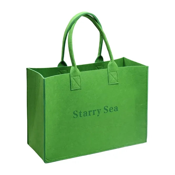 Elegant Felt Tote and Shoulder Bag