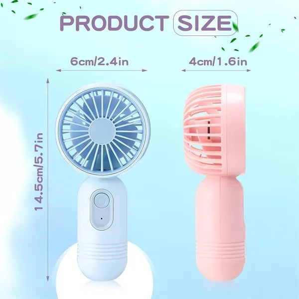Travel USB Battery 3 Speeds Powerful Handheld Fans
